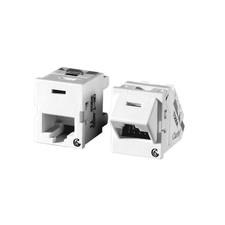 Ortronics 1-PORT MOD JACK 110 8W8P UTP, T568A/B CAT6 IP5 CLARITY6 TJ600